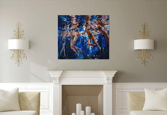 Drifting Under the Blue