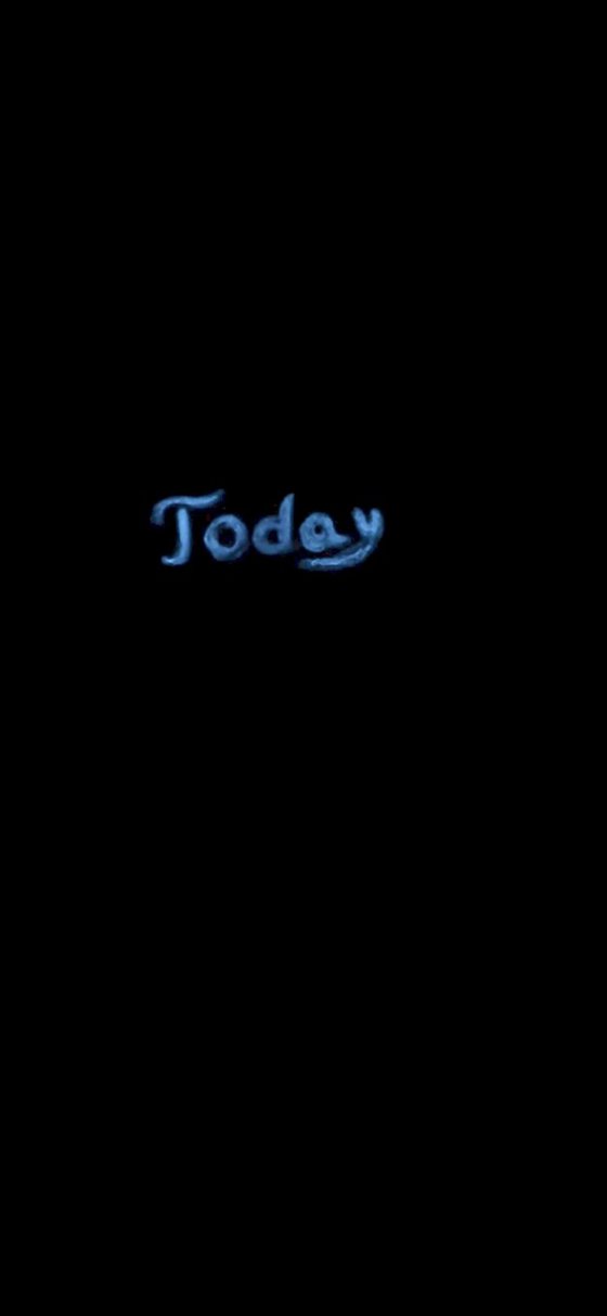 "One day...(is today)"