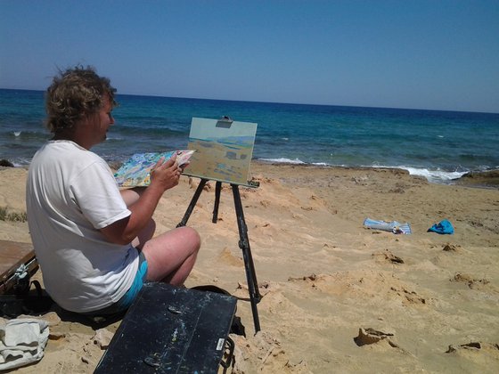 Coast near Malia. Beach. Crete