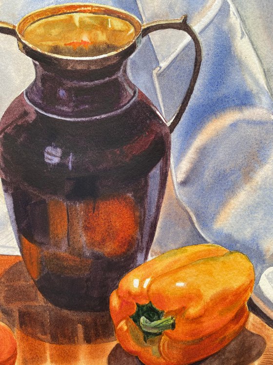 Still life with a vase