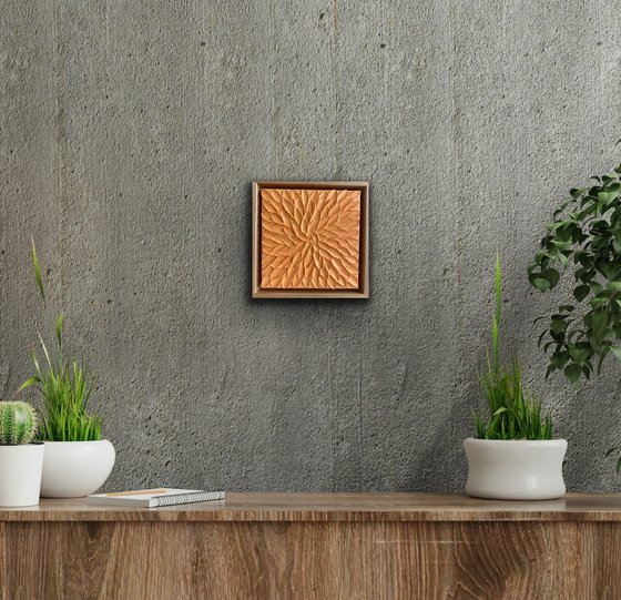 Orange abstract mini