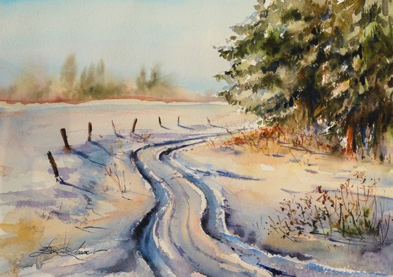 Winter road