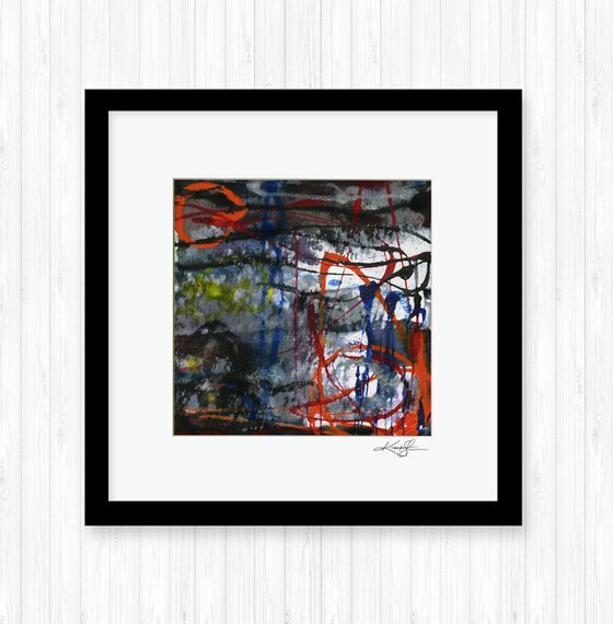 Urban Poetry 4 - Abstract Painting by Kathy Morton Stanion
