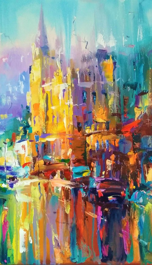 Kyiv ( Andrew's Descent) by Andrej  Ostapchuk