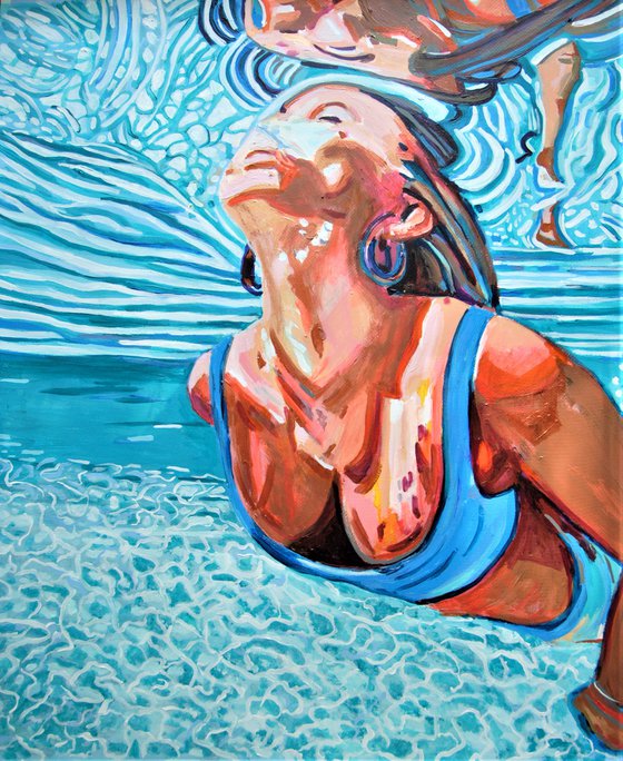 Underwater / 87 x 72 cm