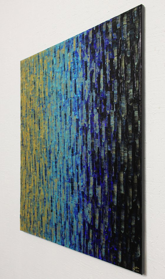 Blue-gold gradient