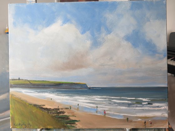 Sandsend from Whitby, Aug 4