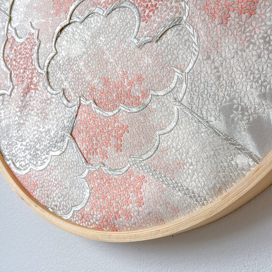 Sakura ~Ephemerality~ (Kimono Upcycled )