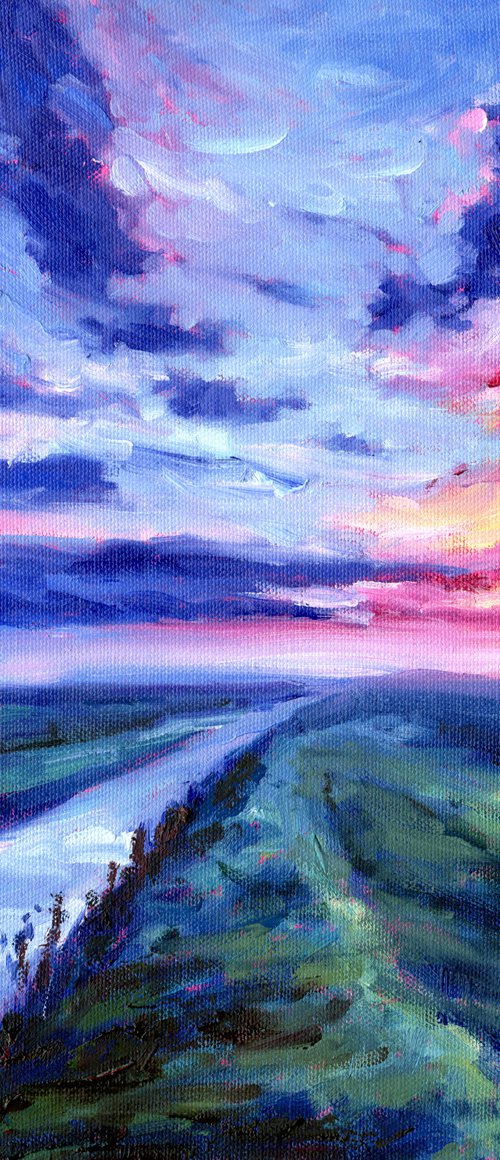 Morning On The Fens by Zoe Elizabeth Norman