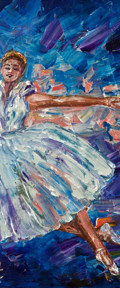 "Pretty Prima Ballerina" by Lena Owens at OLena Art