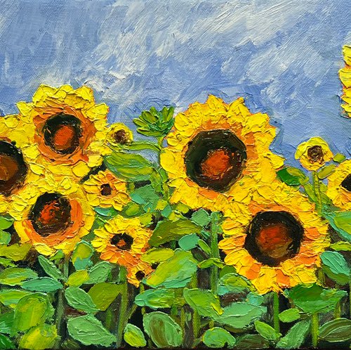 Sunshine Sunflowers by Amita Dand