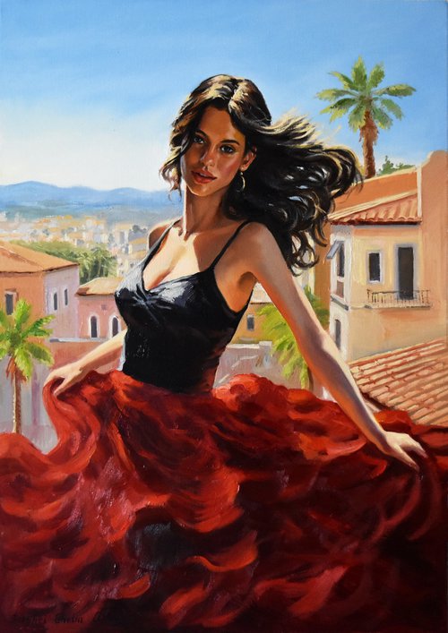The Flamenco woman by Serghei Ghetiu