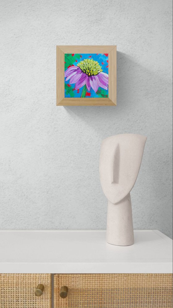 Violet Coneflower Burst