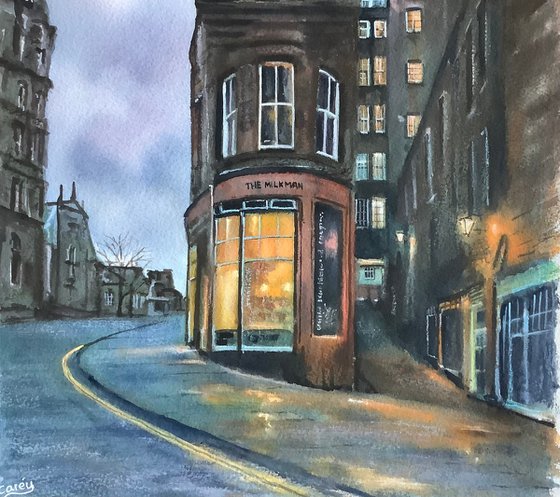 Cockburn street, Edinburgh.