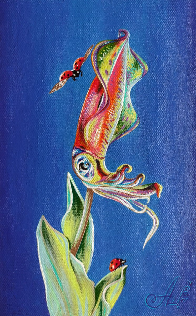 Squid flower. by Anna Shabalova