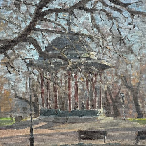 Clapham Common, January day by Louise Gillard