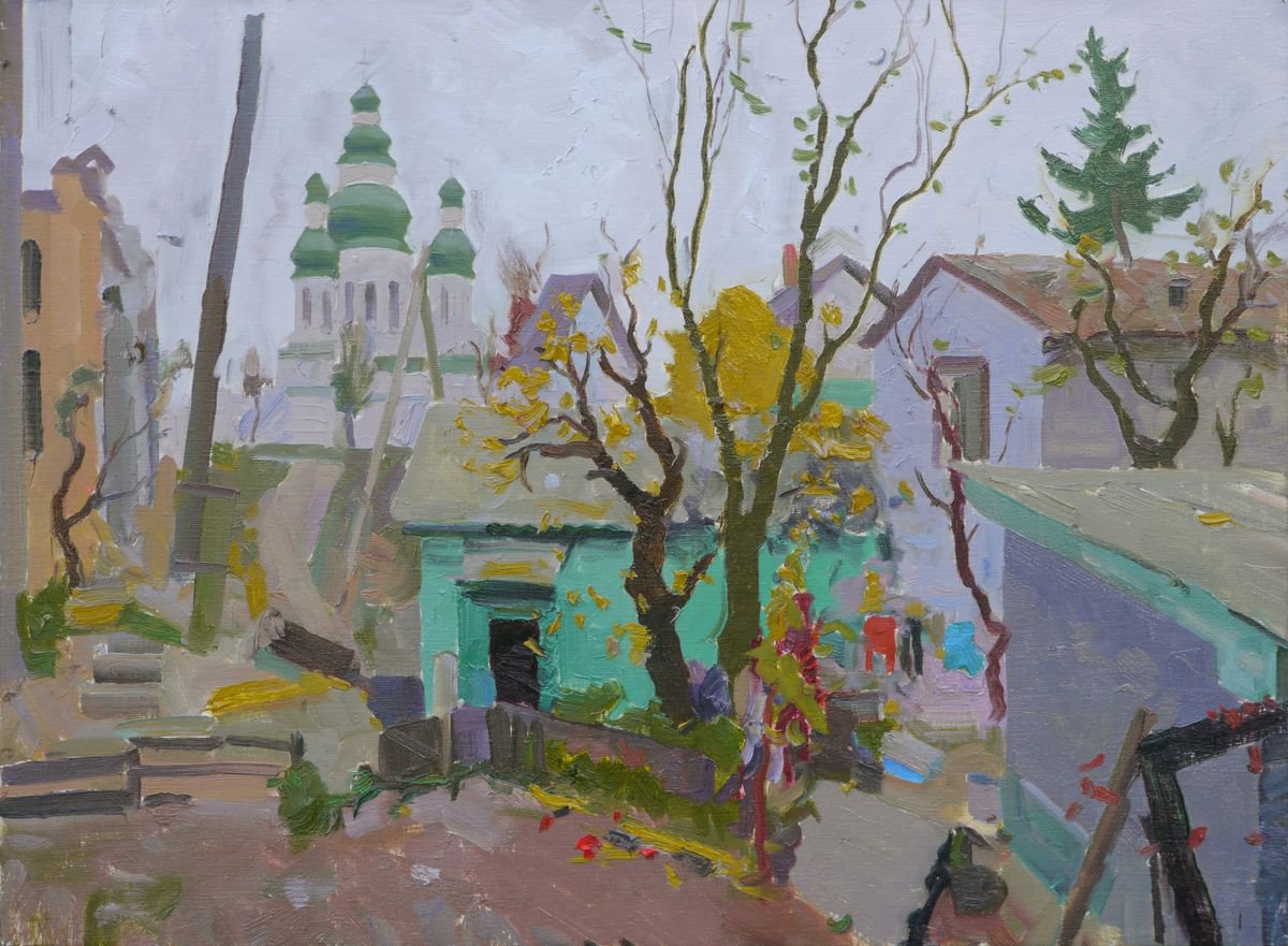 Yard near the Yelets Monastery by Victor Onyshchenko