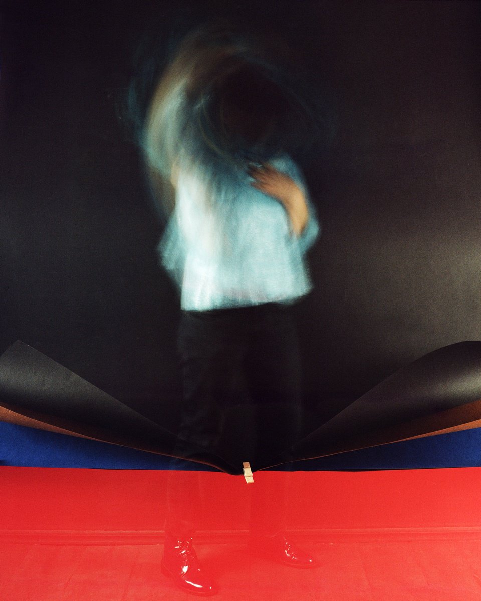 Surrealistic Portrait Photograph By Tania Serket, 16 X 20", Portrait With Hand, Original Artwork