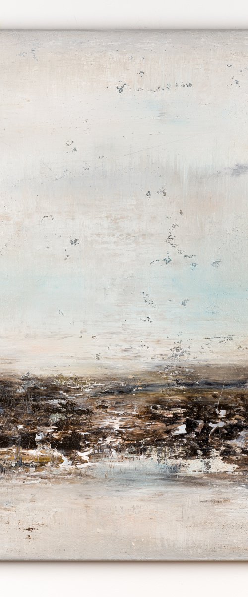 Brown abstract painting DO477 by Radek Smach