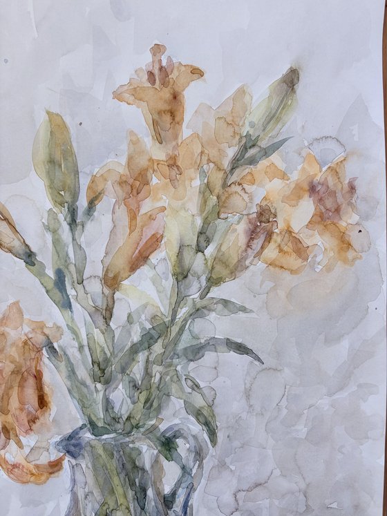 Lilies 50x65 cm 2025