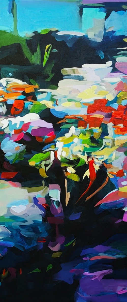 In the light of the flowers by Daniel Bulimar Henciu