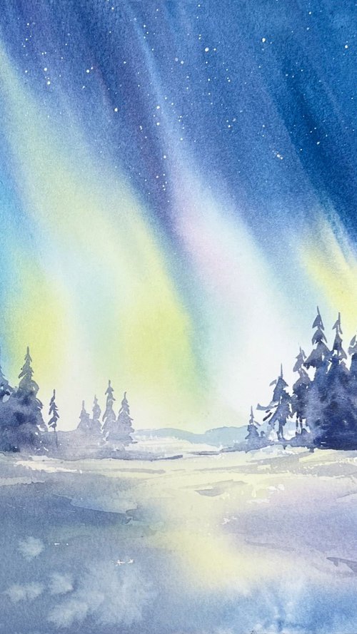 Northern lights #57 by Eugenia Gorbacheva