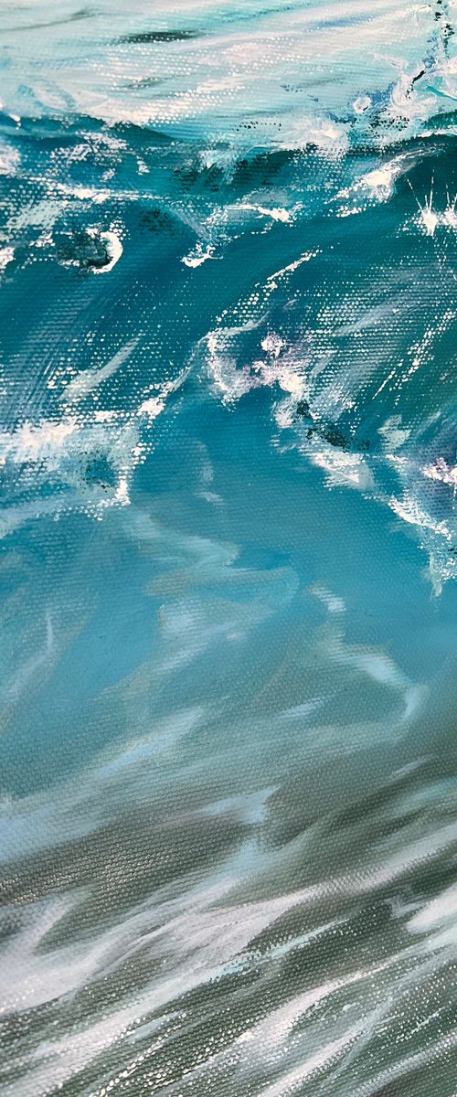 Cerulean serenity by Valeria Ocean