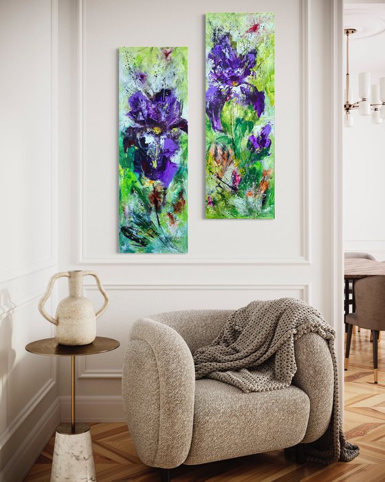 "Trio of Irises" from the "Colours of Summer" collection