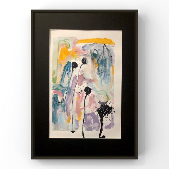Spring calling.  Original abstract painting.