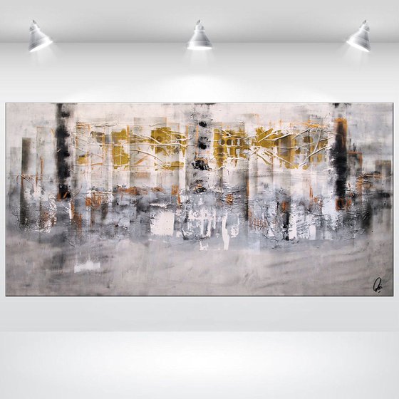 Metropolis II  - Abstract Art - Acrylic Painting - Canvas Art - Abstract Painting - Industrial Art - Statement Painting