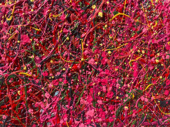 Under the Magenta Canopy - Framed