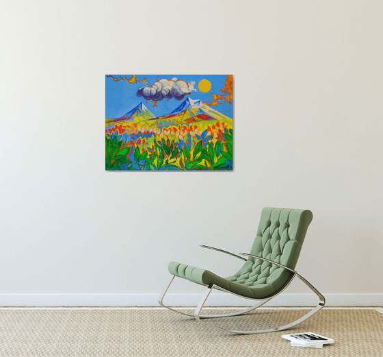 Ararat (60x80cm, oil painting, ready to hang)