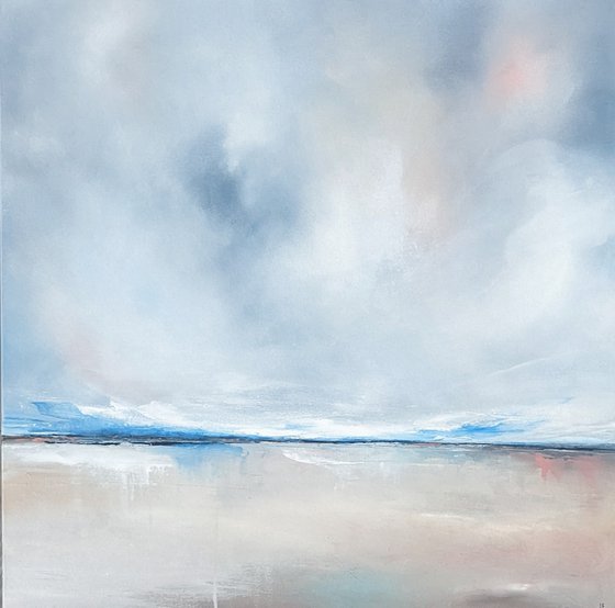 Abstract Cloudy Beachscape