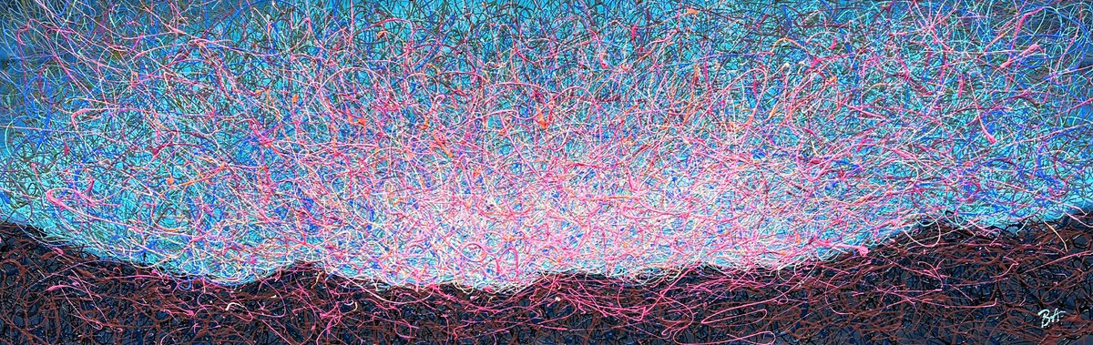  Rising Joy By Bogdana Antoniuk, 79 X 26, Artwork For Sale On Artfinder