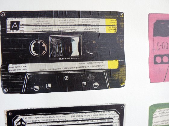 Cassettes #7 (cassette tapes, retro music, 70's, 80's rock culture)
