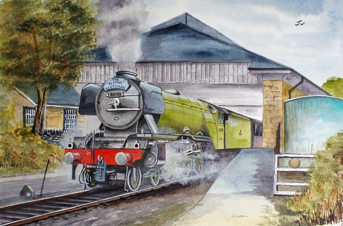 Flying Scotsman at Pickering Station by Chris Pearson