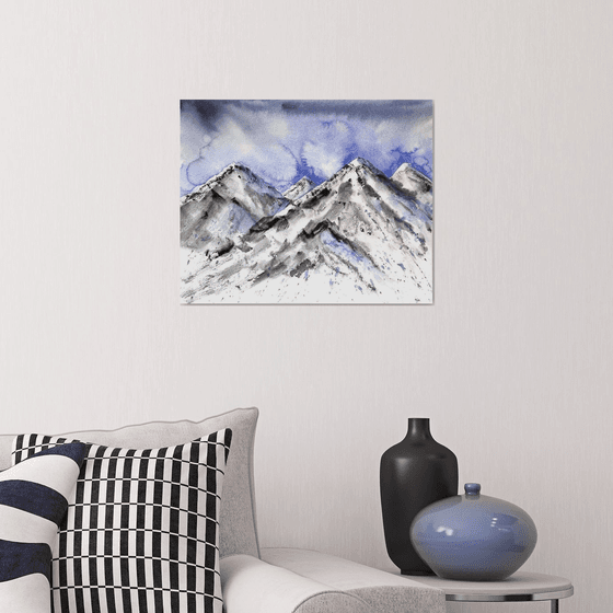 Majestic clouds Mountains