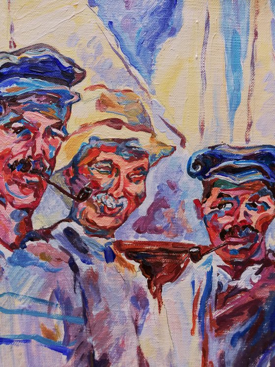 Sailors Taking a Break