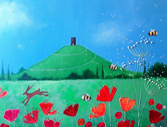 Summer Poppies by the Tor