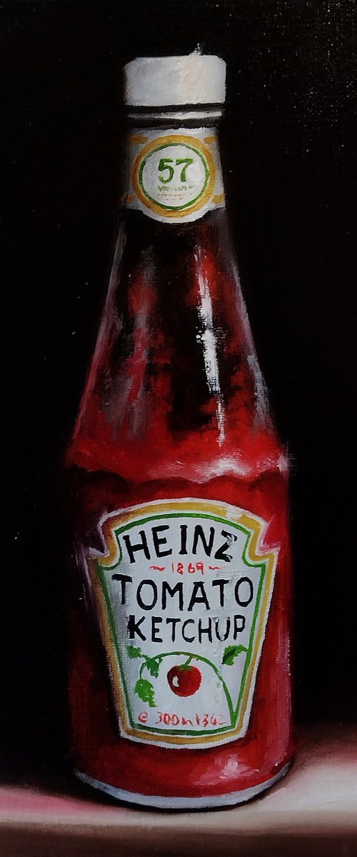 Heinz Tomato Ketchup still life by Jane Palmer Art