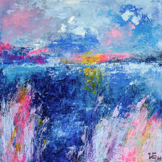 Series “Seas and Oceans”. Pink Sunset