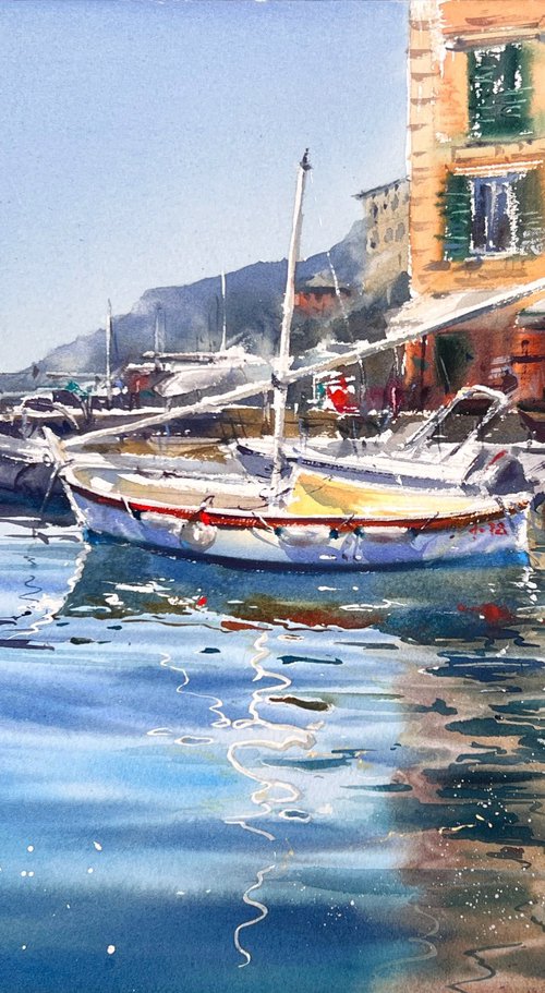 Reflections of Camogli by Eugenia Gorbacheva