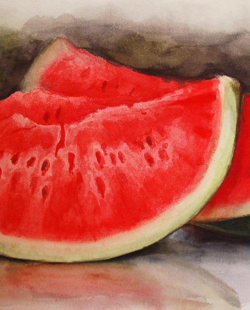 Juicy watermelon by Yulia Krasnov