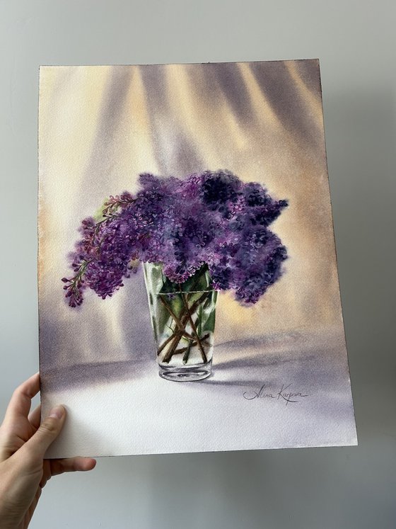 Lilac in a vase