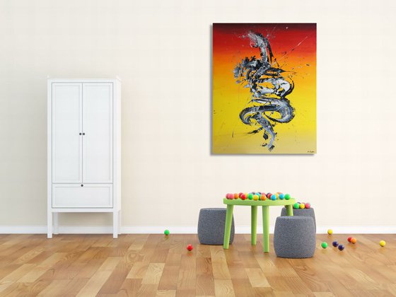 Spirits Rising IX (Spirits Of Skies 080088) (80 x 100 cm) (32 x 40 inches) XL