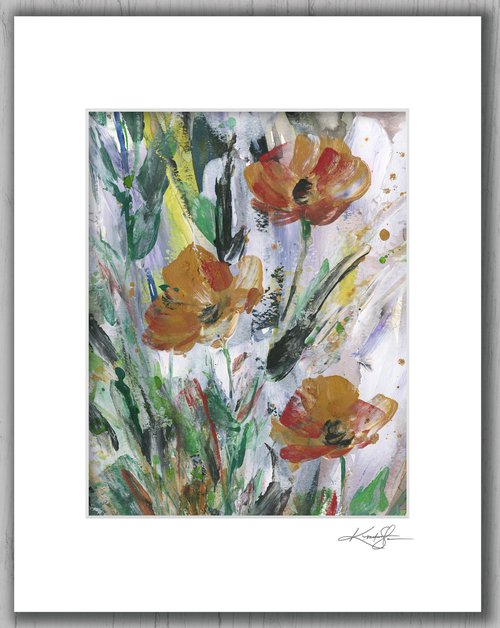 Meadow Floral - Flower Painting by Kathy Morton Stanion by Kathy Morton Stanion
