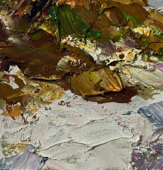 Snowy Road in the Forest