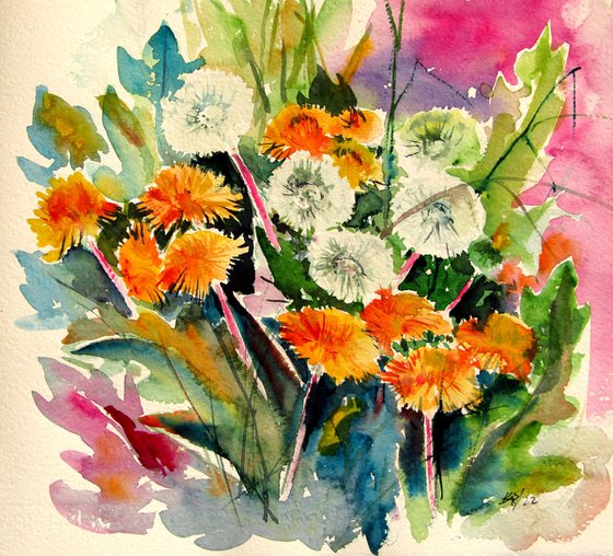 Beautiful dandelions