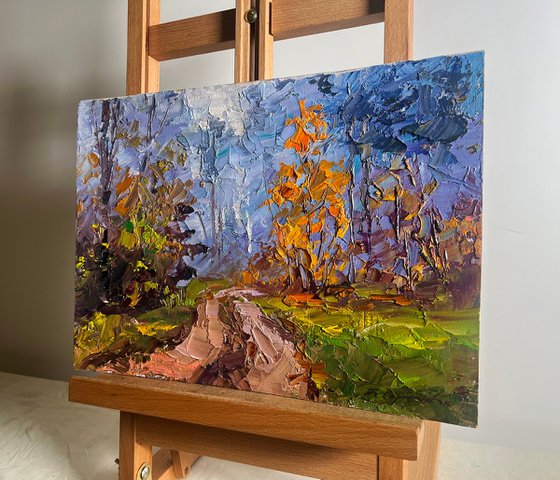 Road to the Autumn Forest