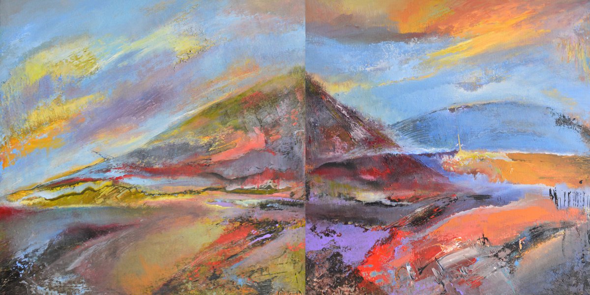 Mountain landscape by Viktorija Rutskaja